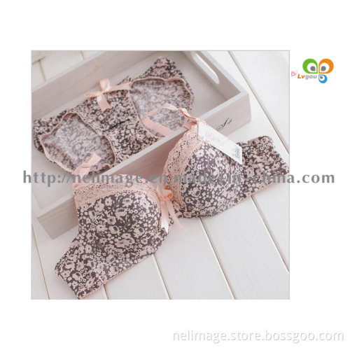 Fashion Vintage Elegant Lace Bra Set Underwear Set
